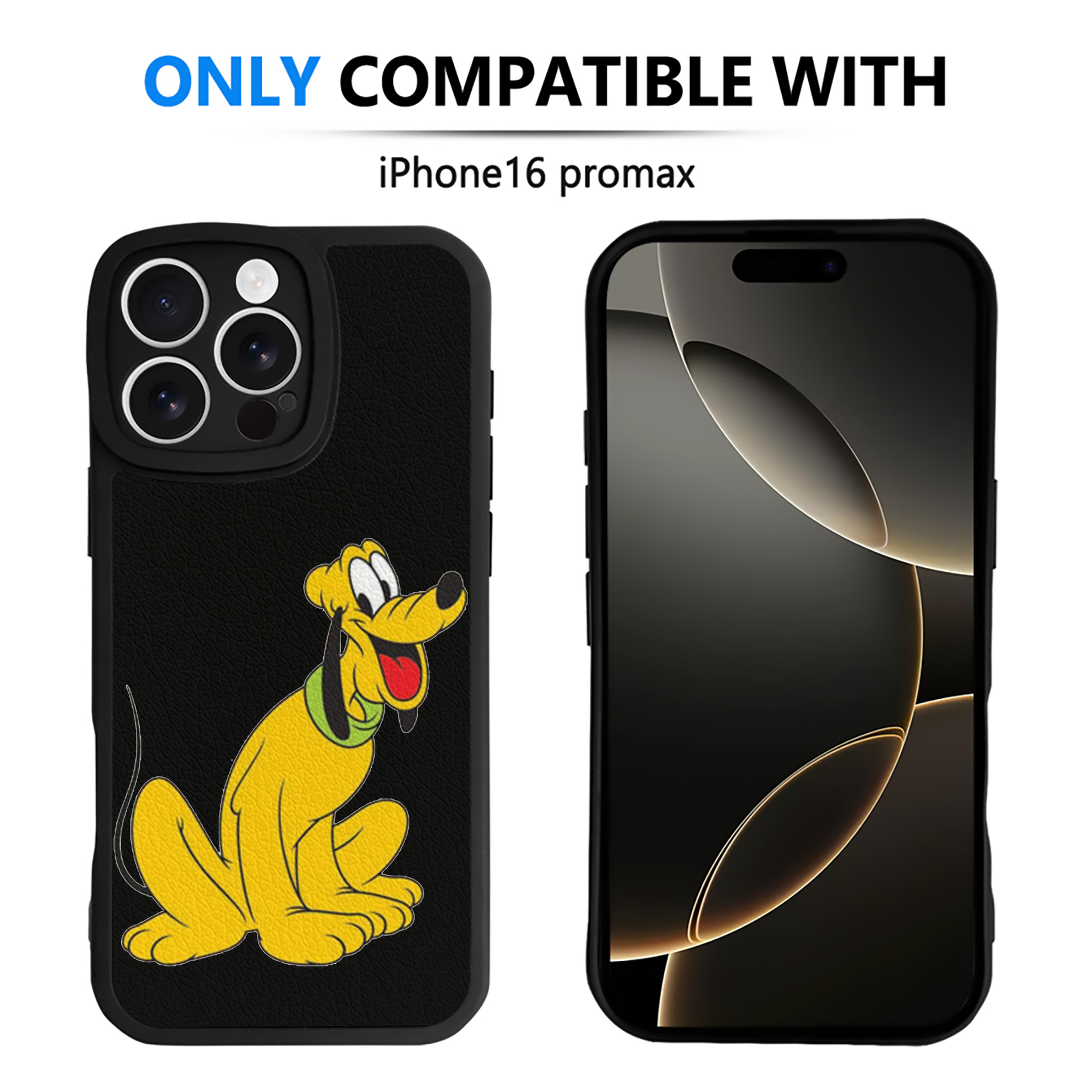 （画像用） ミッキーマウス Mickey Mouse 【iPhone 16シリーズ対応】シリコンスマホケース（レザー調） 材質：シリコン